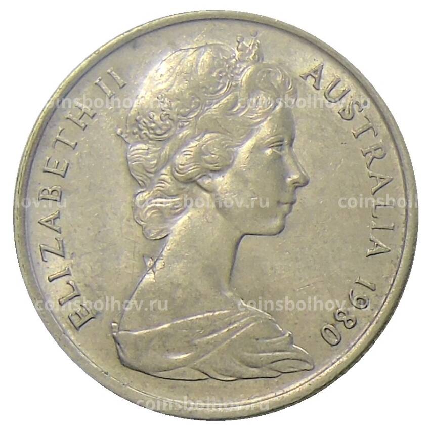 Монета 5 центов 1980 года Австралия (вид 2)