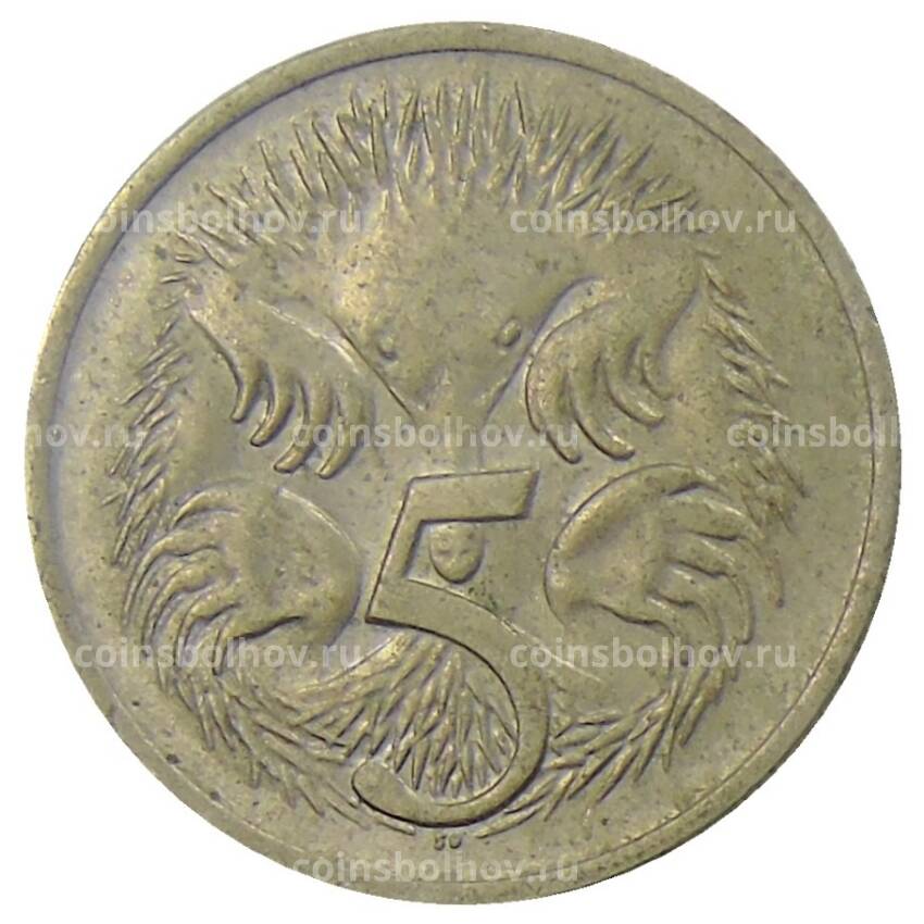 Монета 5 центов 1977 года Австралия