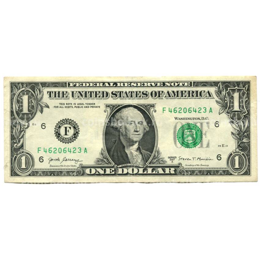 Банкнота 1 доллар 2017 года США