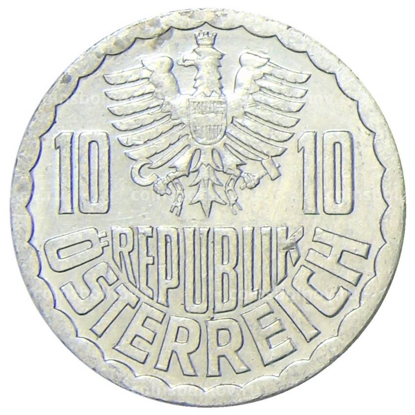 Монета 10 грошей 1986 года Австрия (вид 2)