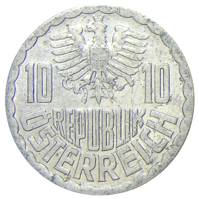 Монета 10 грошей 1987 года Австрия (вид 2)