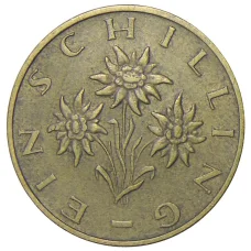 Монета 1 шиллинг 1983 года Австрия (реверс)