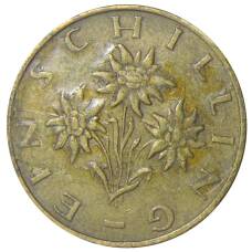 Монета 1 шиллинг 1976 года Австрия (реверс)