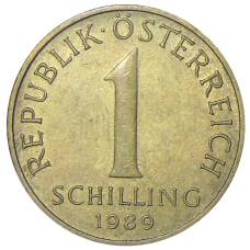 Монета 1 шиллинг 1989 года Австрия (аверс)