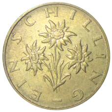 Монета 1 шиллинг 1989 года Австрия (реверс)