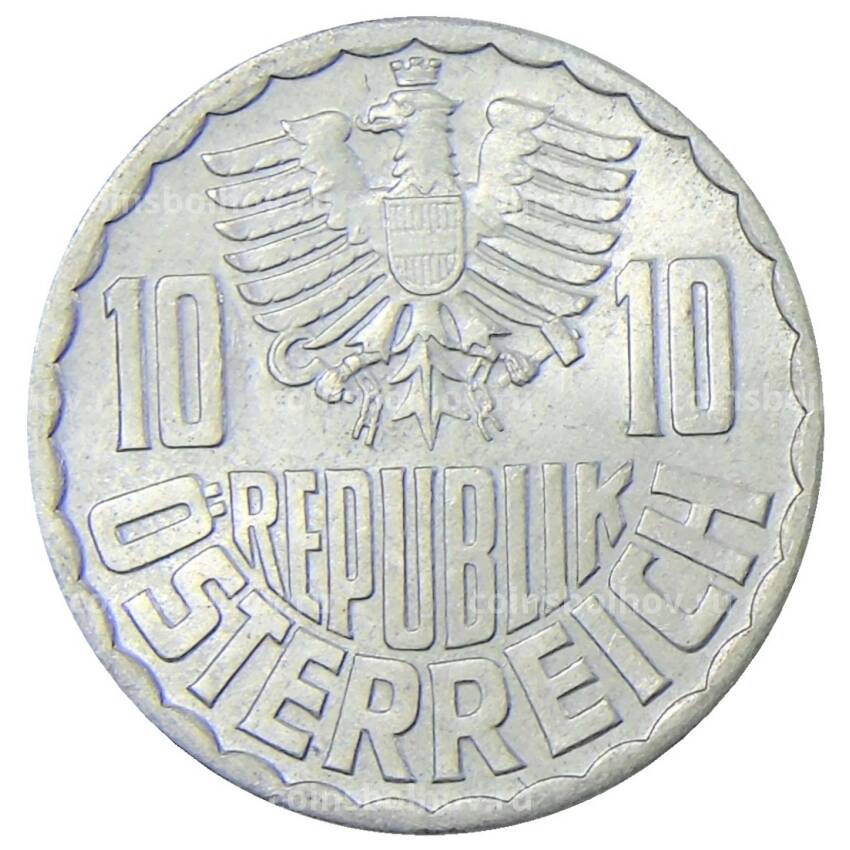 Монета 10 грошей 1974 года Австрия (вид 2)