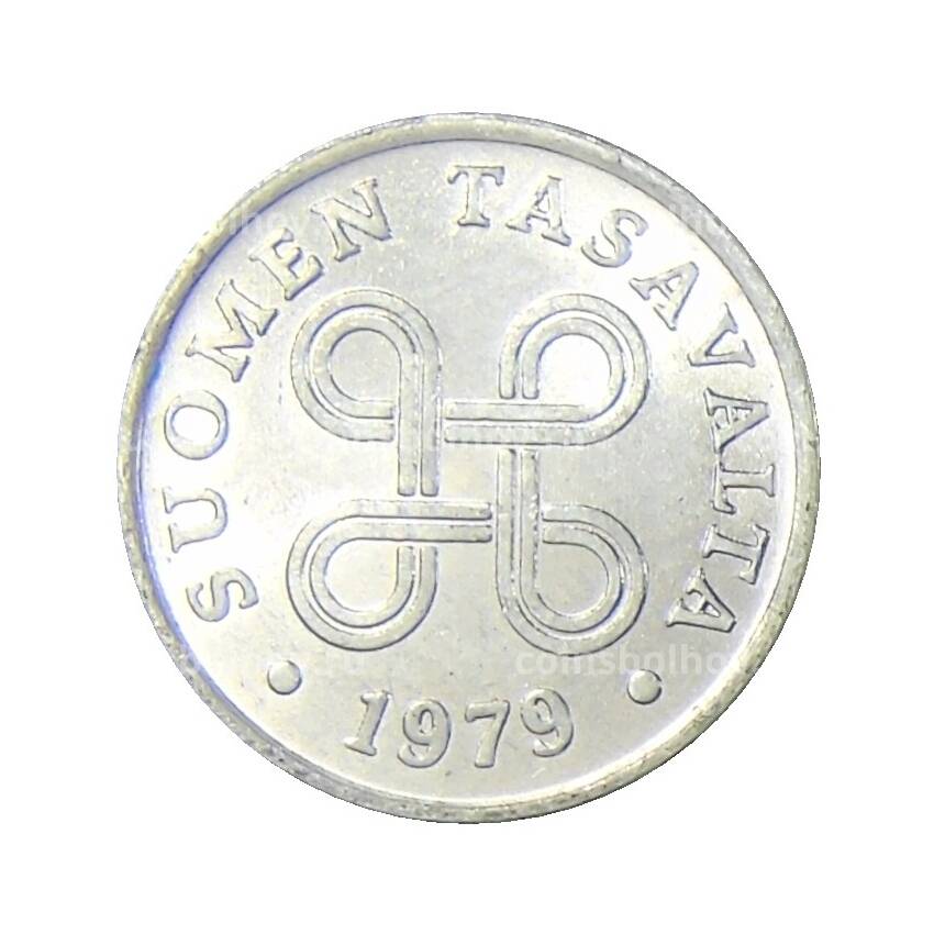 Монета 1 пенни 1979 года Финляндия