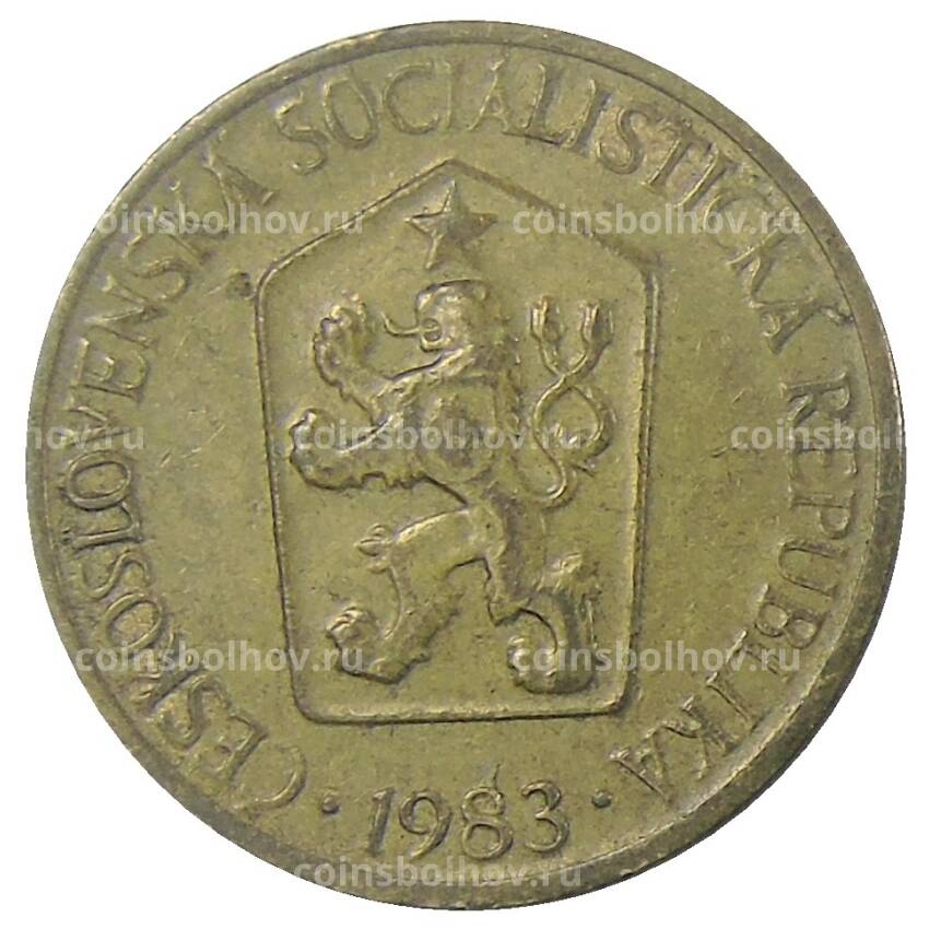 Монета 1 крона 1983 года Чехословакия