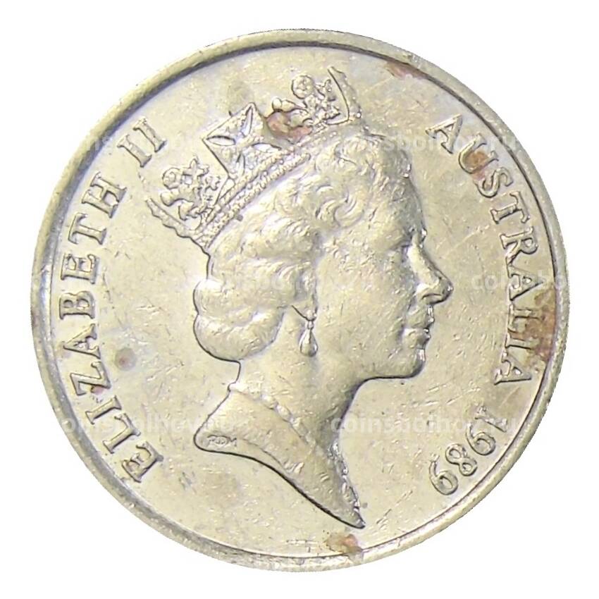 Монета 5 центов 1989 года Австралия (вид 2)