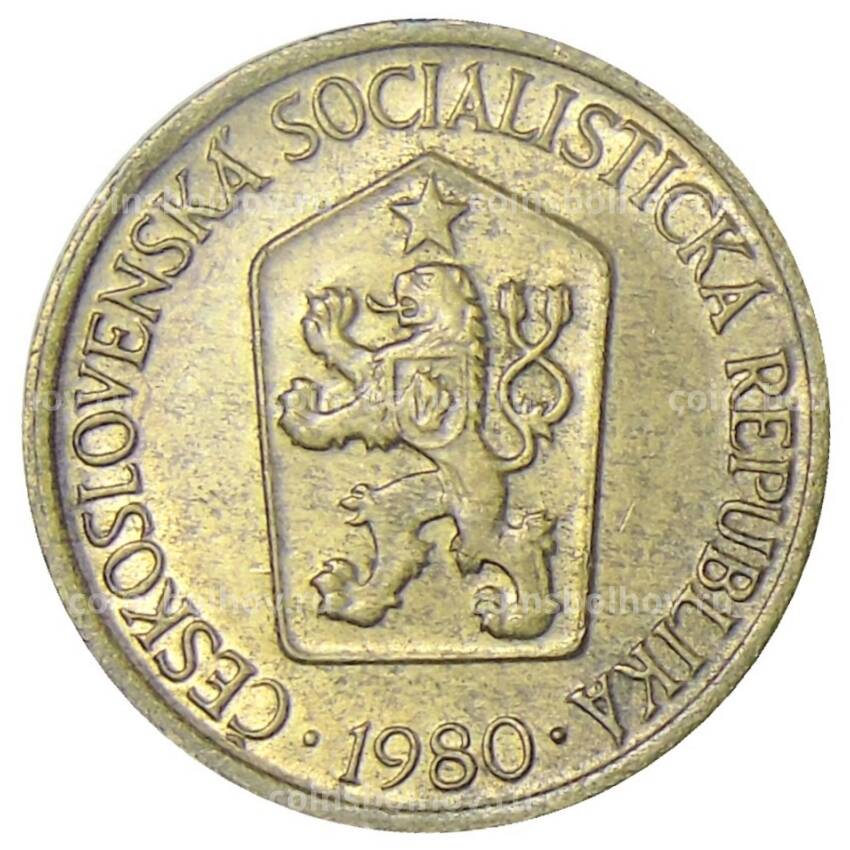Монета 1 крона 1980 года Чехословакия