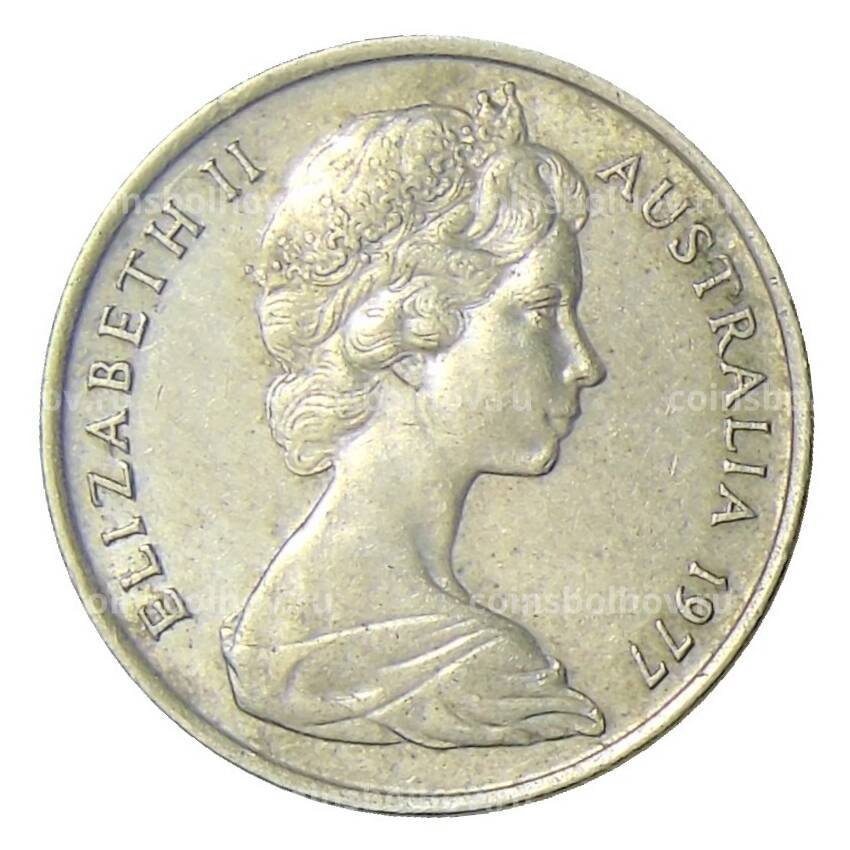 Монета 5 центов 1977 года Австралия