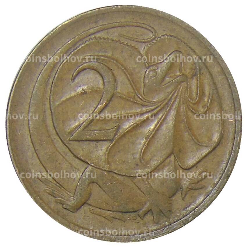 Монета 2 цента 1969 года Австралия (вид 2)