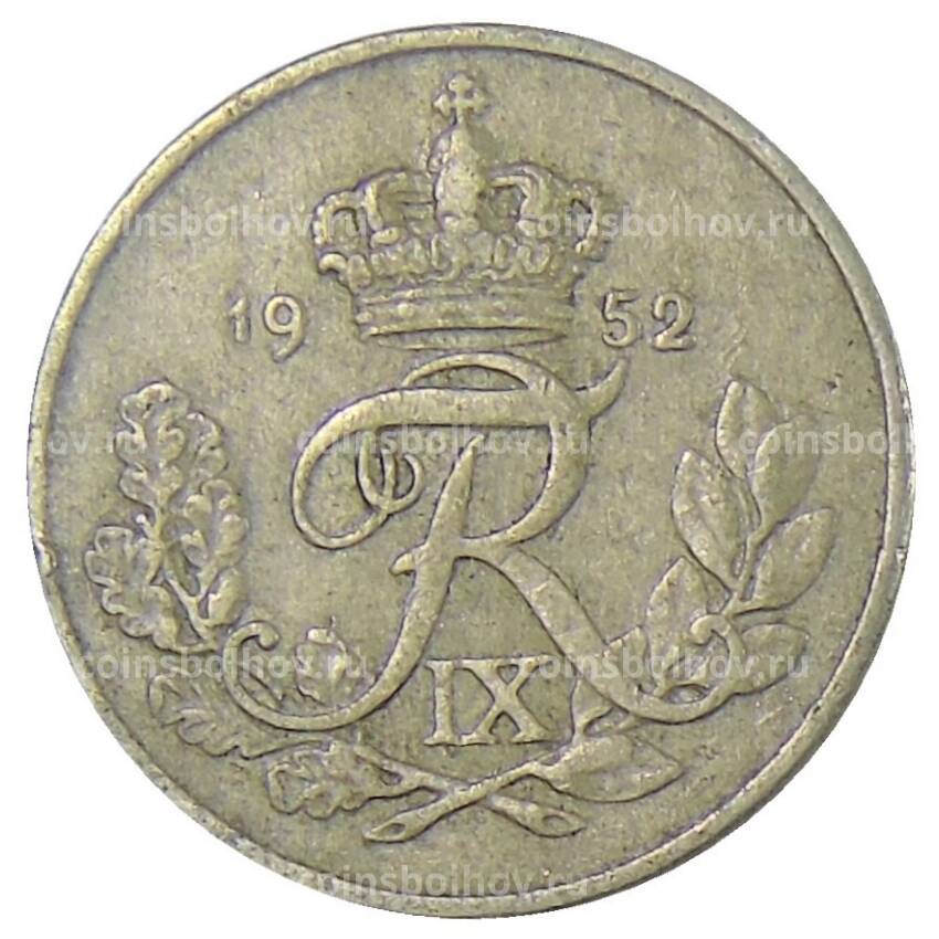 Монета 10 эре 1952 года Дания
