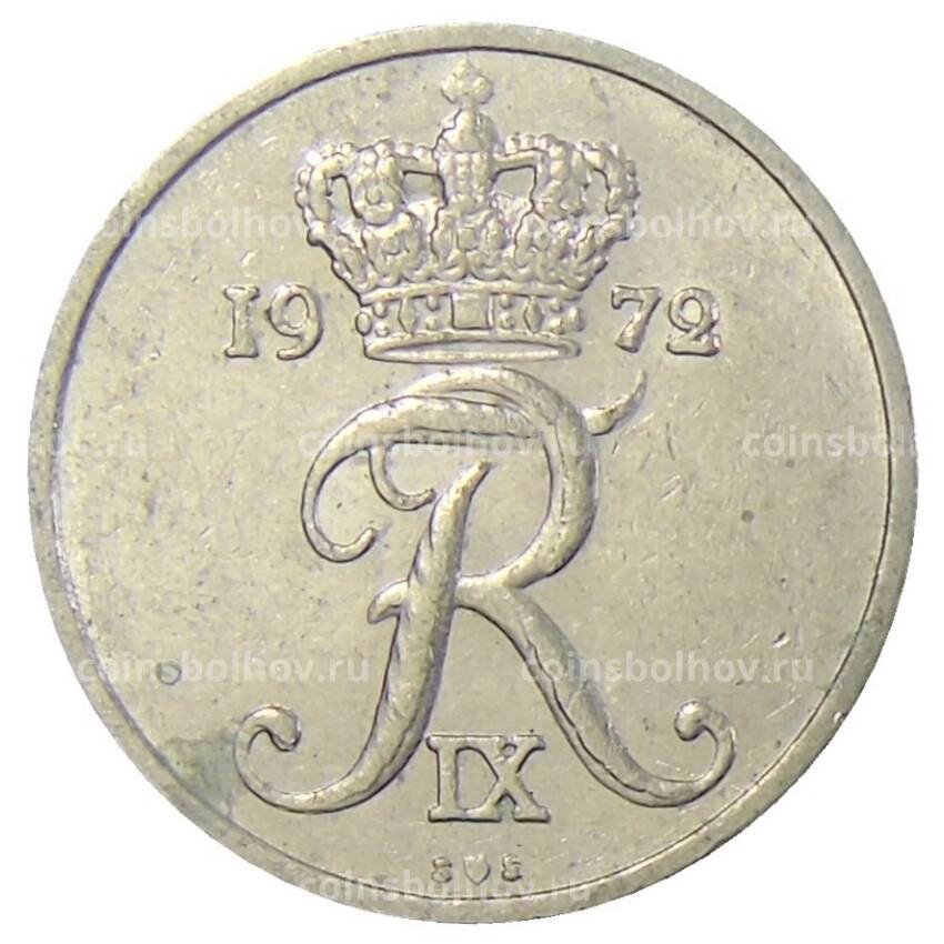 Монета 10 эре 1972 года Дания