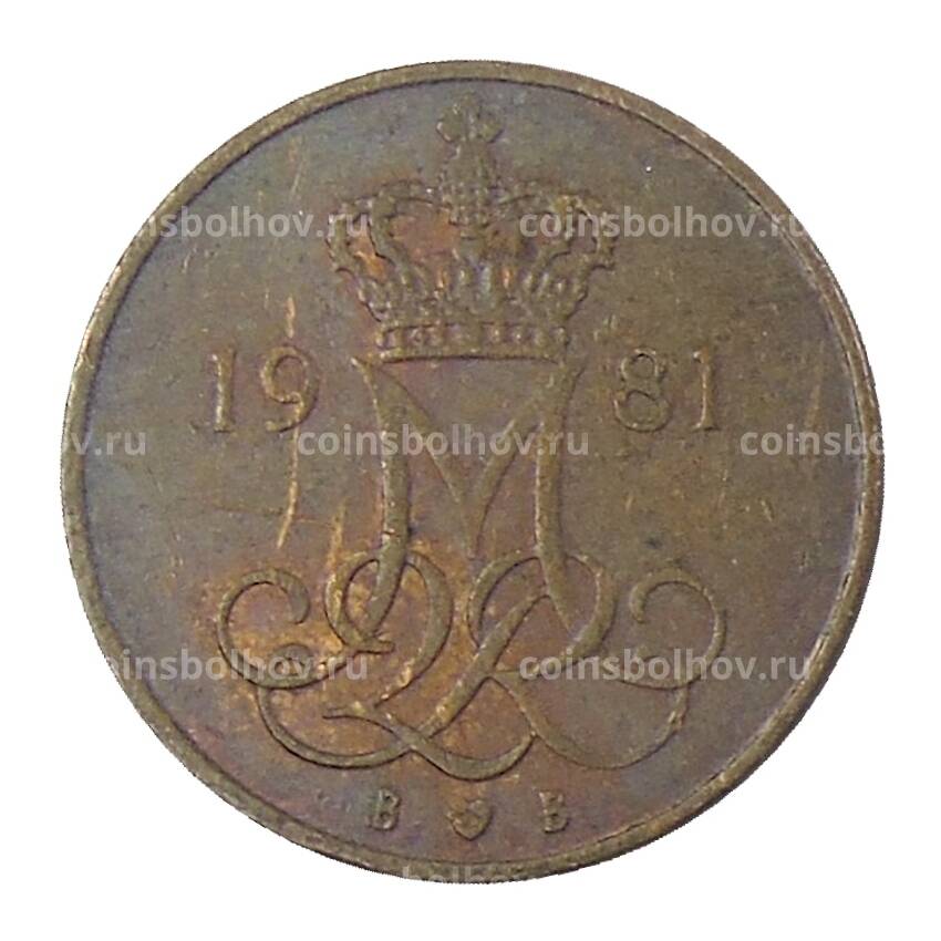 Монета 5 эре 1981 года Дания