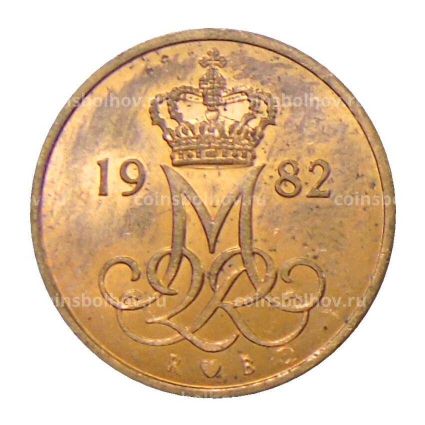 Монета 5 эре 1982 года Дания