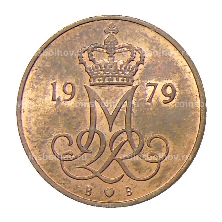 Монета 5 эре 1979 года Дания