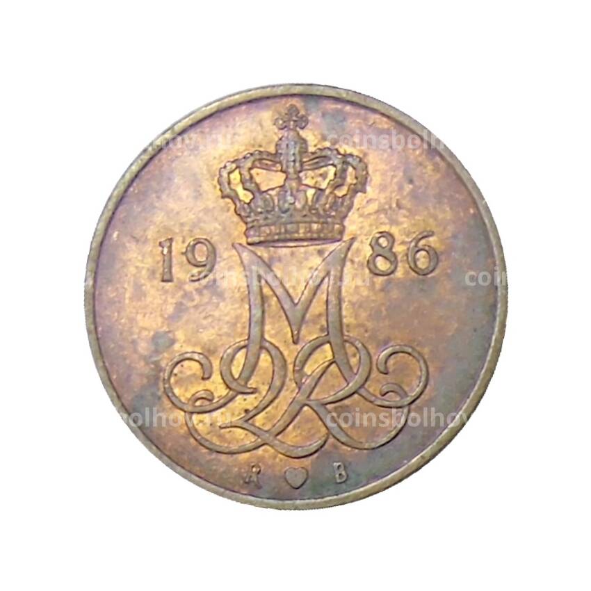 Монета 5 эре 1986 года Дания
