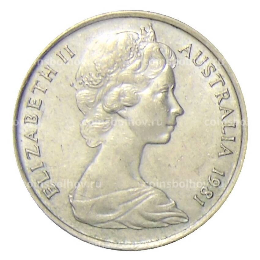 Монета 5 центов 1981 года Австралия (вид 2)