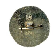 Значок Плес — Золотое кольцо (вид 2)