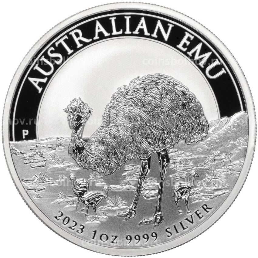 Монета 1 доллар 2023 года Австралия «Австралийский Эму»