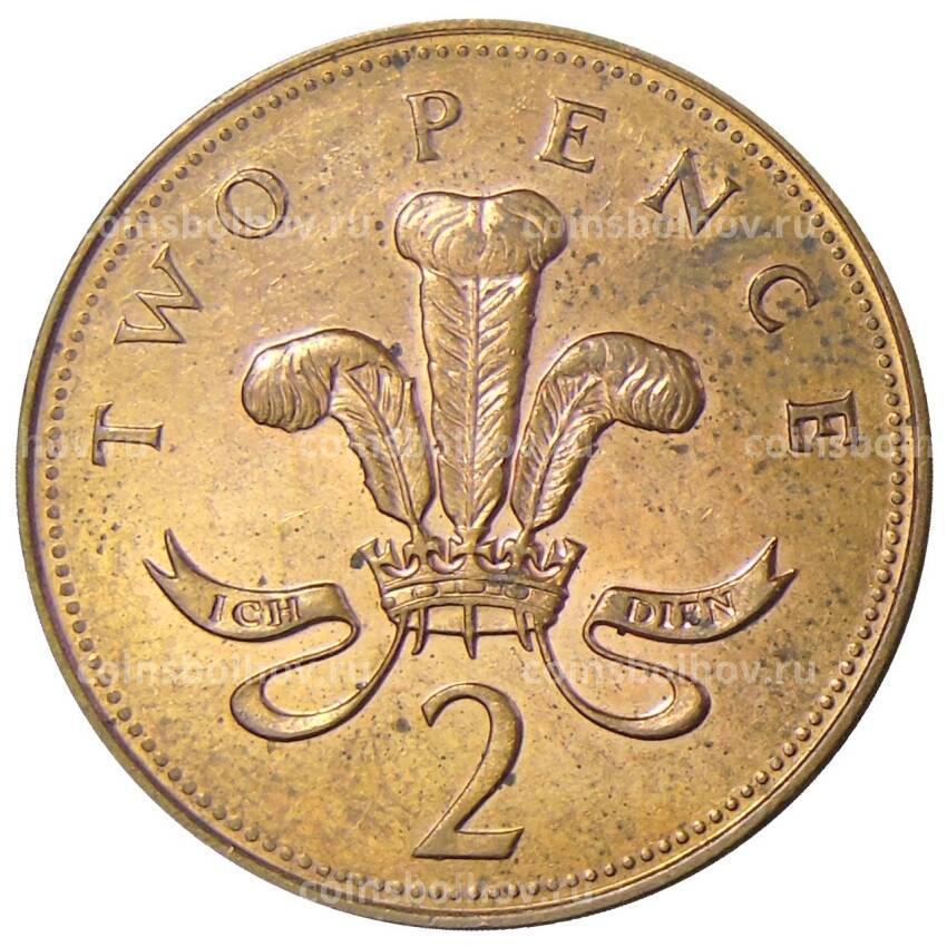 Монета 2 пенса 1994 года Великобритания (вид 2)
