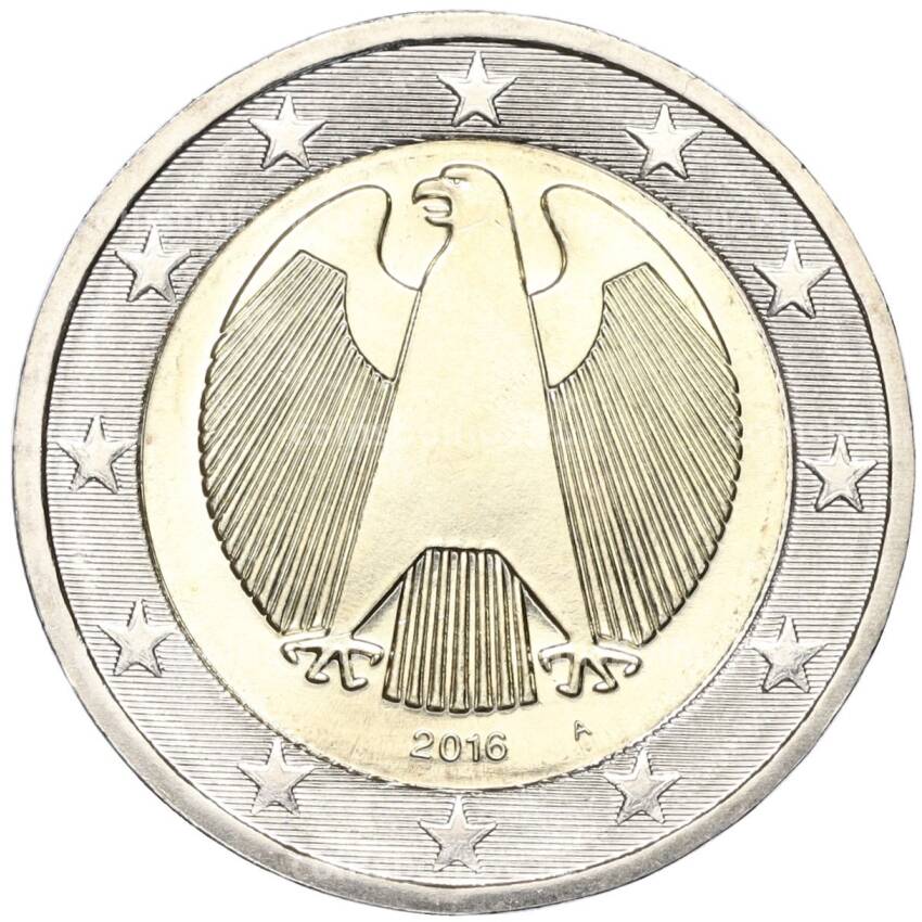 Монета 2 евро 2016 года А Германия
