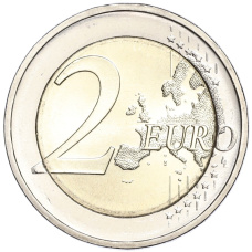 Монета 2 евро 2016 года А Германия (реверс)