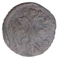 Монета Полушка 1731 года (реверс)