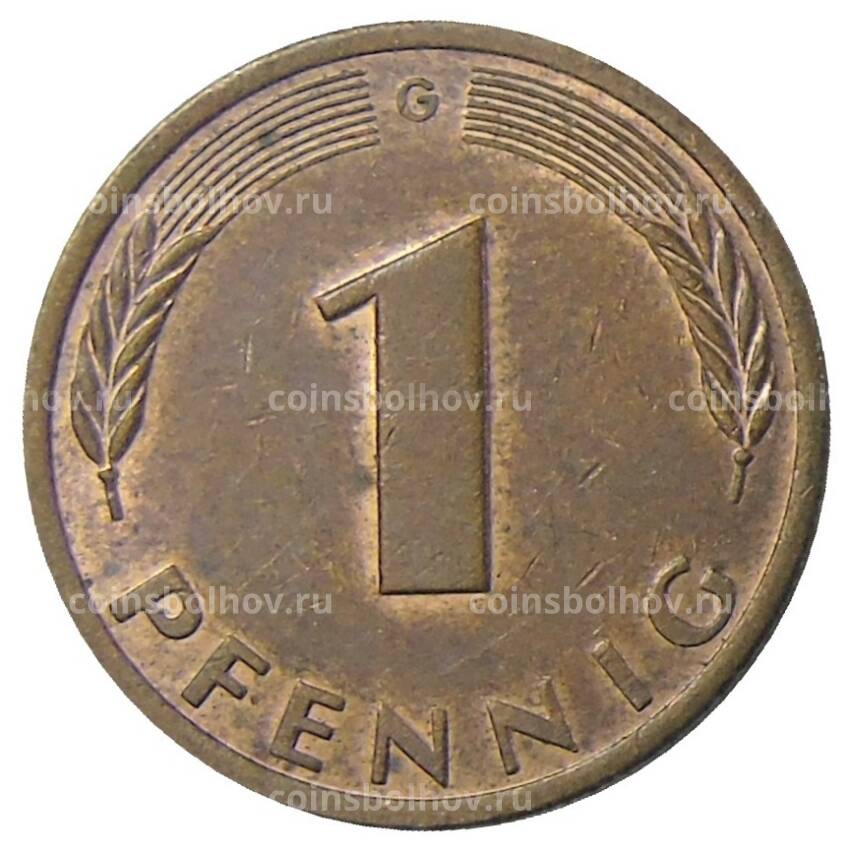 Монета 1 пфенниг 1978 года G Германия (вид 2)