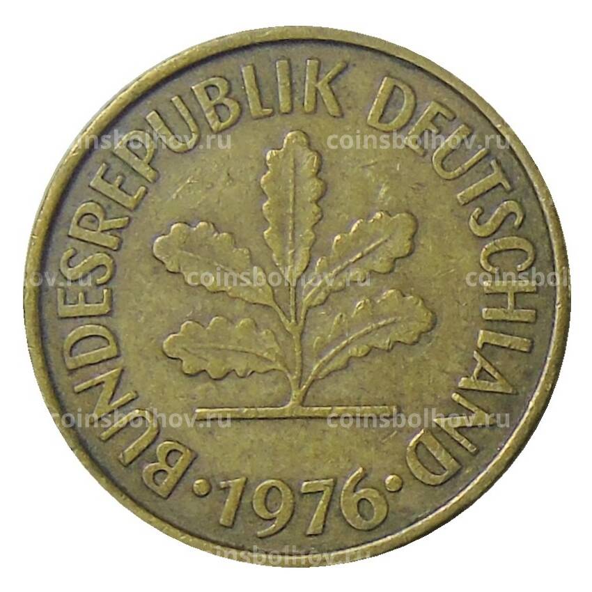 Монета 5 пфеннигов 1976 года  D Германия