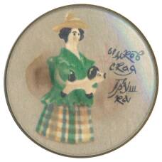 Значок Дымковская игрушка