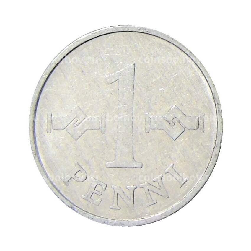 Монета 1 пенни 1972 года Финляндия (вид 2)
