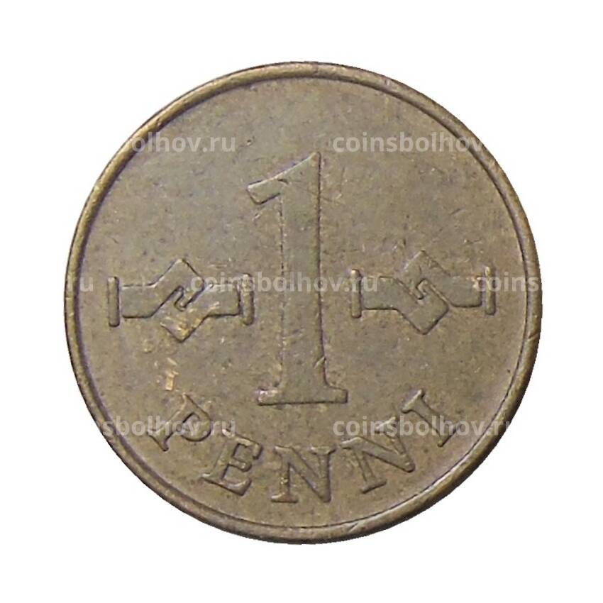 Монета 1 пенни 1964 года Финляндия (вид 2)