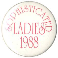 Значок Утонченная леди -1988