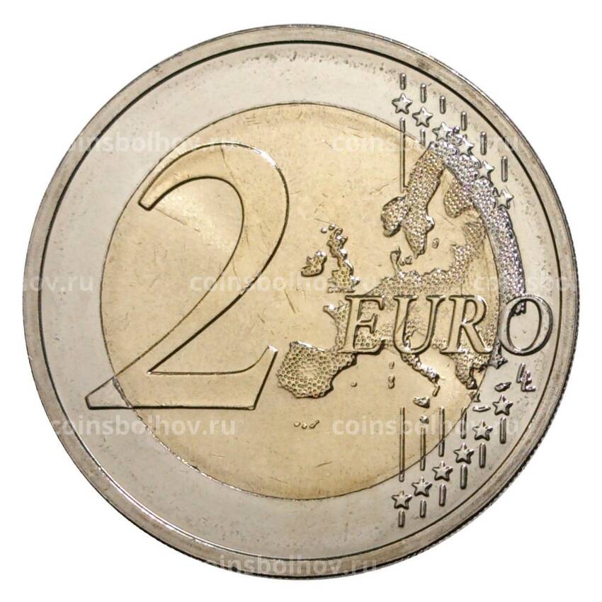 Монета 2 евро 2018 года J Германия Федеральные земли Германиия —  Берлин (вид 2)