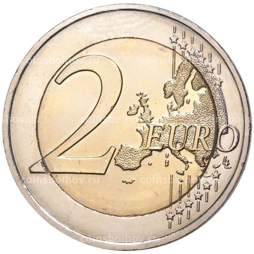 Монета 2 евро 2017 года Мальта —  Доисторические места Мальты — Хаджар-Ким (вид 2)