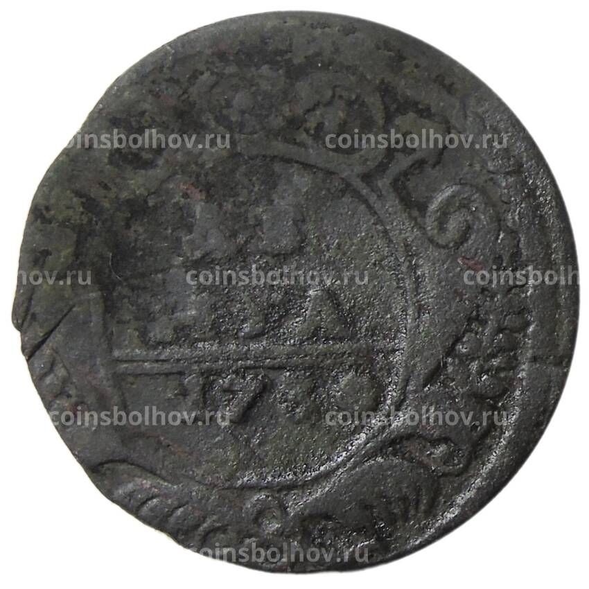 Монета Денга 1730 года
