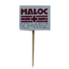 Значок рекламный Maloc (Швейцария)
