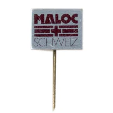 Значок рекламный Maloc (Швейцария)