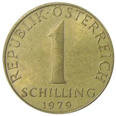 Монета 1 шиллинг 1979 года Австрия (аверс)