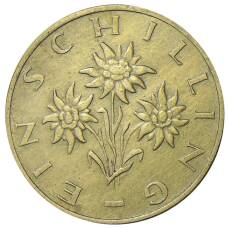 Монета 1 шиллинг 1982 года Австрия (реверс)