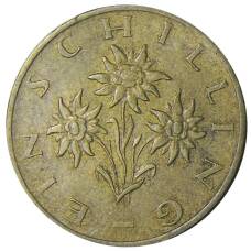 Монета 1 шиллинг 1985 года Австрия (реверс)