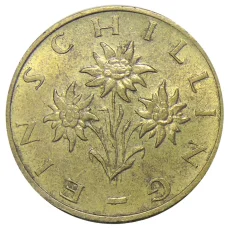 Монета 1 шиллинг 1991 года Австрия (реверс)