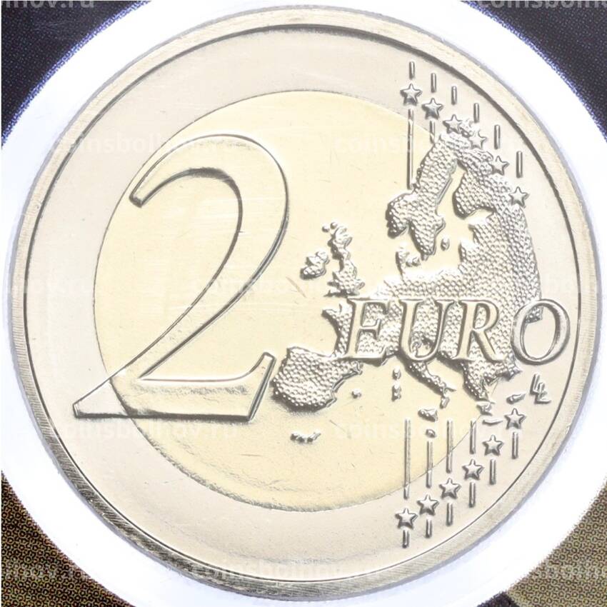 Монета 2 евро 2023 года Мальта «550 лет со дня рождения Николая Коперника» (в буклете) (вид 2)