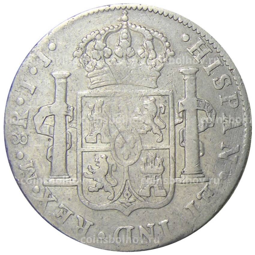 Монета 8 реалов 1814 года Испанская Мексика (вид 2)