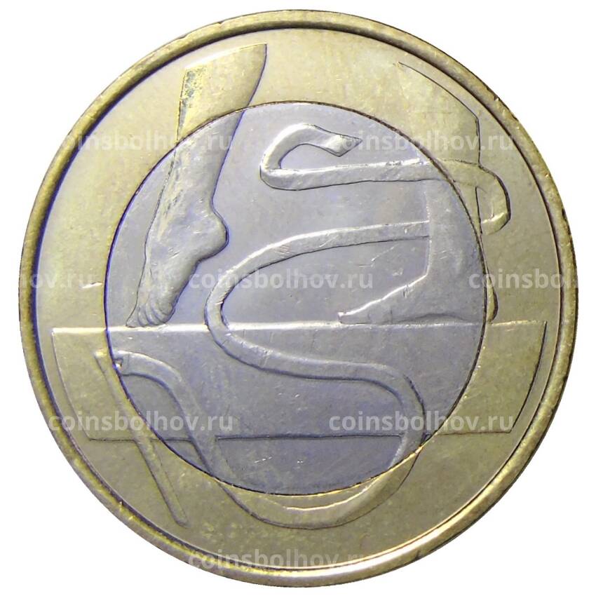 Монета 5 евро 2015 года Финляндия —  Спорт — Гимнастика