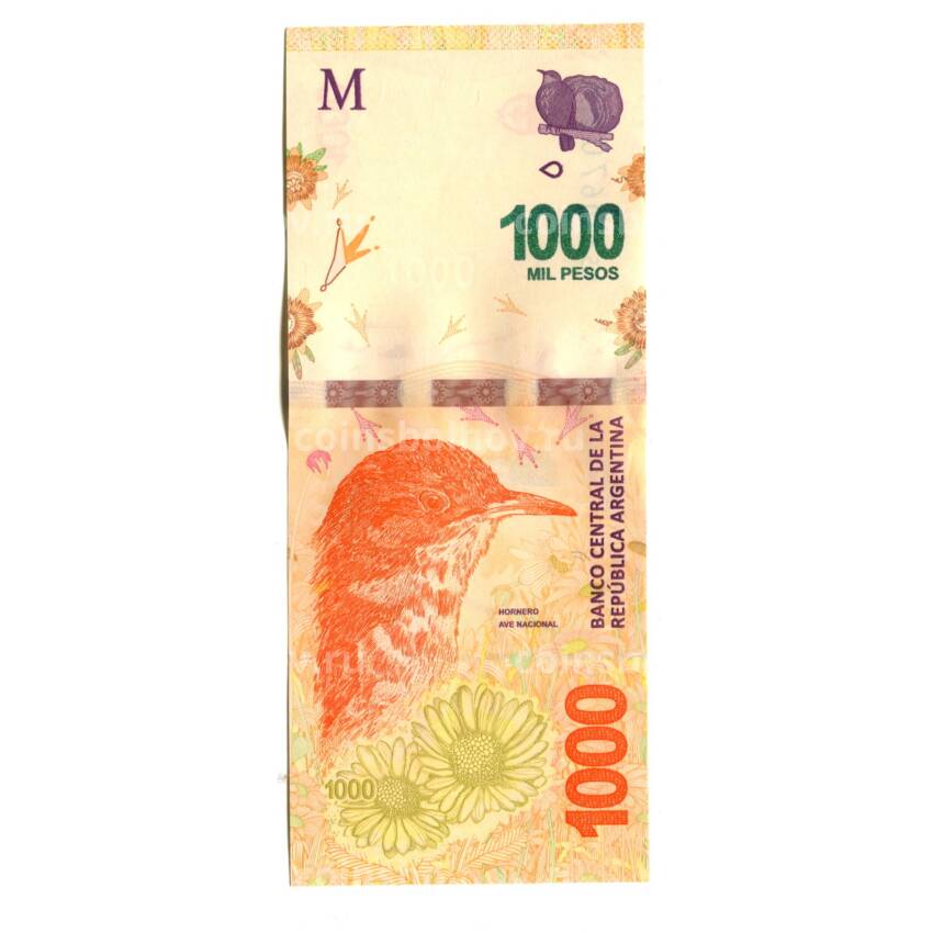 Банкнота 1000 песо Аргентина (вид 2)