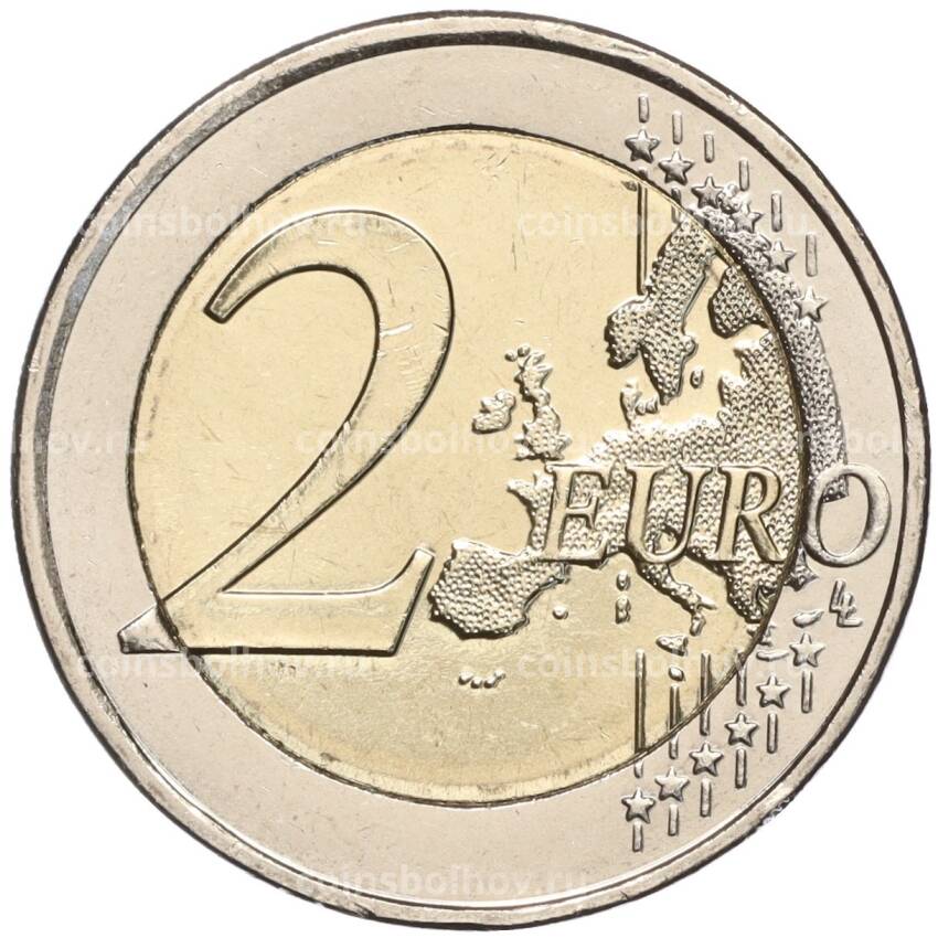 Монета 2 евро 2023 года Греция —  100 лет со дня рождения Марии Каллас (вид 2)