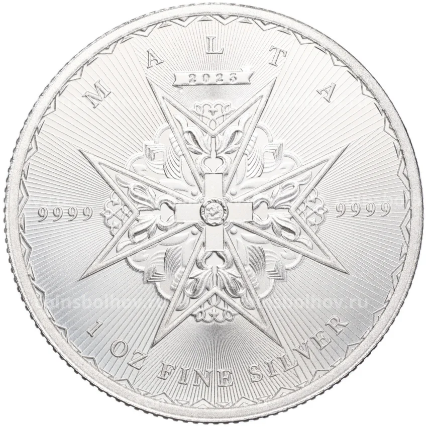 Монета 5 евро 2023 года Мальта —  Мальтийский крест